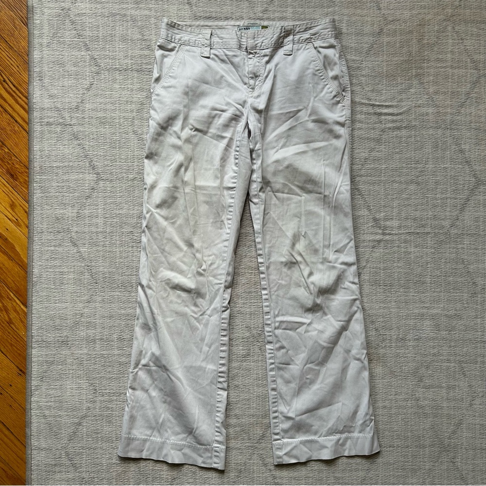 Old Navy Women's Light Beige Chino Pants